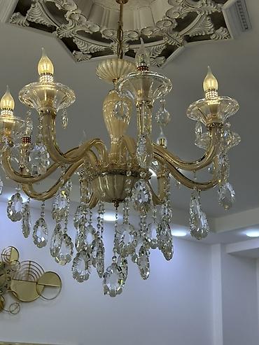 omid lüstur: Çılçıraq, 6 lampa, Şüşə — 4