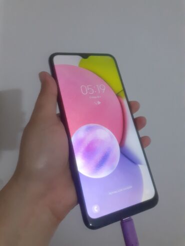 Samsung: Samsung Galaxy A12, 32 GB, rəng - Göy, Barmaq izi, İki sim kartlı