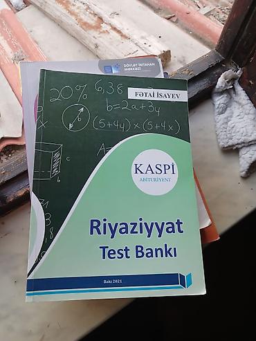 Kitablar və jurnallar: Məhsul: Riyaziyyat Test Bankı – KASPI Abituriyent Müəllif: Fətai — 1