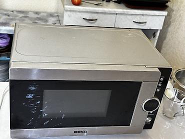 Ашкана техникасы: Микроволновая печь BEKO, серебристая, с электронным управлением и — 2