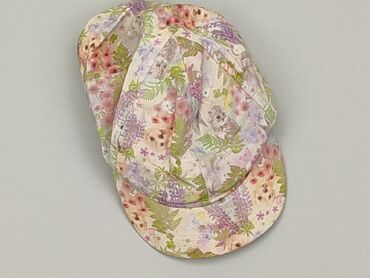 kremowa czapka z pomponem: Baseball cap 1.5-2 years, Synthetic fabric, condition - Good