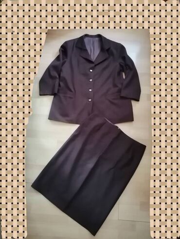 šanel kostimi i haljine prodaja: 2XL (EU 44), Single-colored, color - Brown
