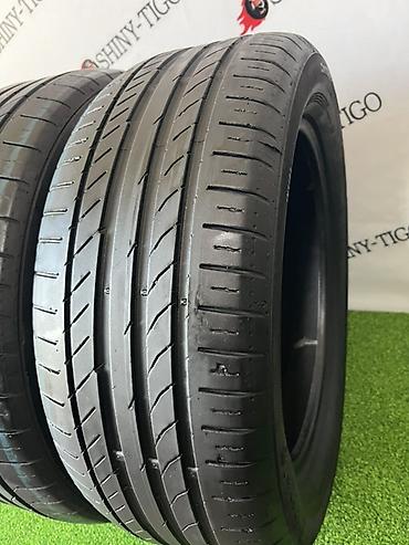 2255017: Шины 225 / 50 / R 17, Лето, Б/у, Пара, Легковые, Continental — 2