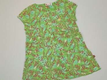 zielona bluzka z falbanką: Блузка, 12 р., 146-152 см, стан - Задовільний