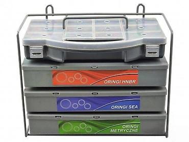 Ostali pribor i dodaci za alate: Set organizera sa O‑ring zaptivkama – komplet u metalnom stalku - — 1