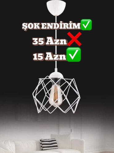 led ışığ: Çılçıraq, Metal