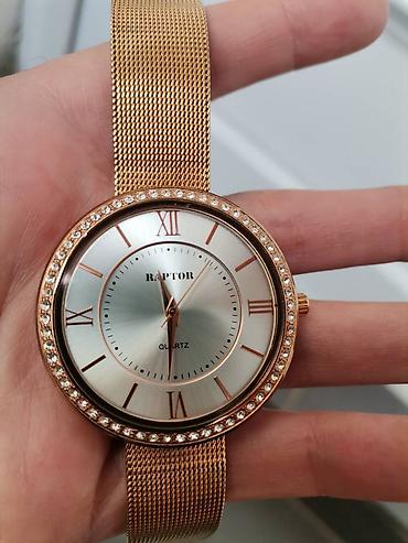 Ručni satovi: Predivan ženski sat s cirkonima, rose gold, kao nov — 2