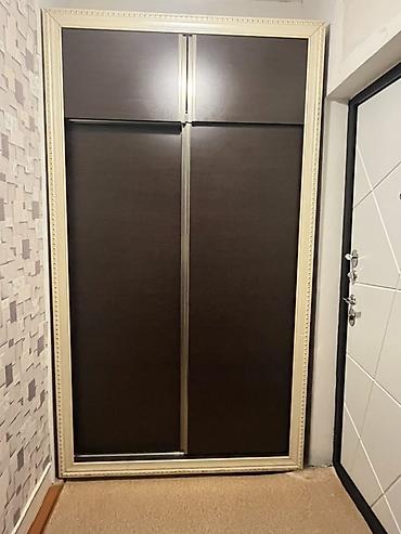 acıq dolab: İşlənmiş, 2 qapılı, Qəhvəyi, Kupe, Düz dolab — 1