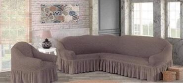 posteljine za francuski krevet: For corner sofa, color - Grey