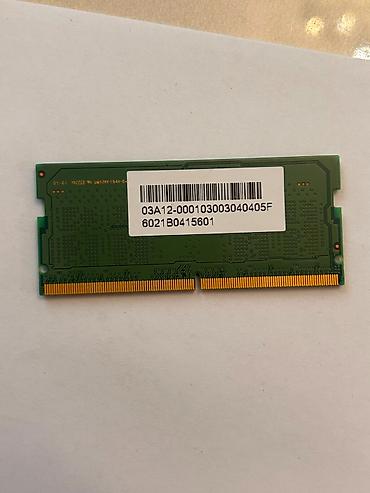 kompüter satisi: Operativ yaddaş (RAM) Samsung, 8 GB, > 4000 Mhz, DDR5, Noutbuk üçün, İşlənmiş — 4