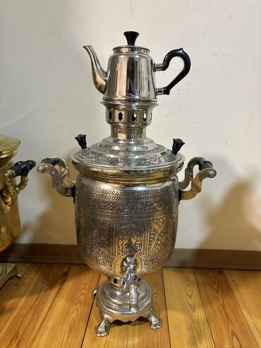 Velosiped ehtiyyat hissələri: Qədim samovar, 1950 il, Latun, Vəziyyəti: Yaxşı