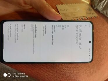 Redmi: Redmi Note 11S, 128 GB, rəng - Boz, Sensor, Barmaq izi, İki sim kartlı — 11