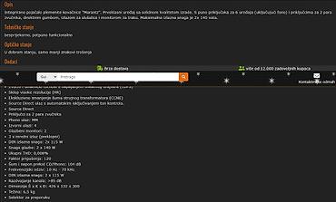 Pojačala i prijemnici: Marantz PM-63 – integrisano stereo pojačalo - Snaga: snažno hi‑fi — 10