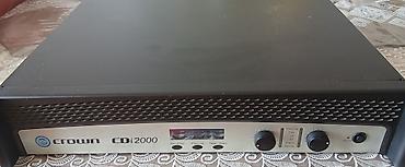 bose ses sistemi: Crown CDi 2000 – peşəkar güc gücləndiricisi - Seriya: CDi - Model — 1