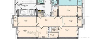 псо квартира: 4 комнаты, 156 м², Элитка, 13 этаж, ПСО (под самоотделку)