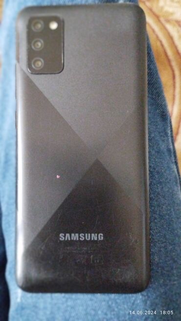 samsunq s: Samsung A02 S, 32 ГБ, цвет - Черный, Кнопочный