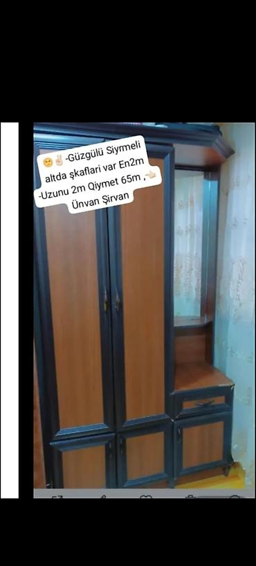 ucuz şfaner: Prihoj qarderob dəsti - Model: güzgülü, sürgülü deyil; yan hissədə — 1