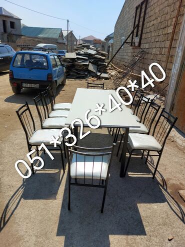 Sifarişlə masa və oturacaq dəstləri: Dördbucaq masa, Mətbəx üçün, Qonaq otağı üçün, Dəhliz üçün, 4 nəfər, Açılan, Azərbaycan, Zəmanətli -da lalafo.az — 17 Sifarişlə masa və oturacaq dəstləri: Dördbucaq masa, Mətbəx üçün, Qonaq otağı üçün, Dəhliz üçün, 4 nəfər, Açılan, Azərbaycan, Zəmanətli — 17