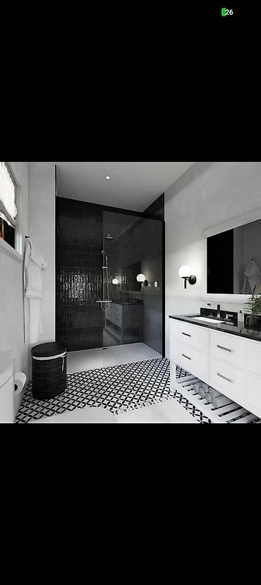 iç dizayn ev: Məhsul: Hamam üçün dizayn və təmir xidmətləri Təsvir: - Müasir — 1