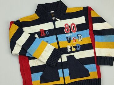 sweterki z dekoltem w serek: Sweterek, 4-5 lat, 104-110 cm, stan - Zadowalający