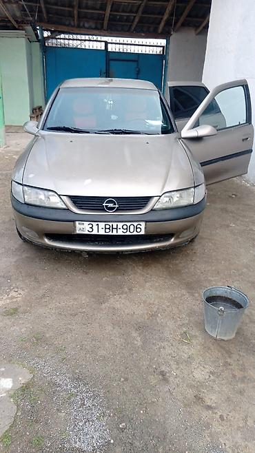 Opel: Opel Vectra sedan - Kuzov: 4 qapılı sedan, bej rəng - Mühərrik — 6