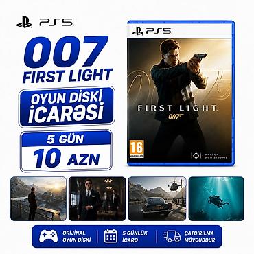аренда playstation 4: Ps5 007 first Light ceyms bond oyun DİSKİNİN icarəsi 5 günü 10 manat — 1