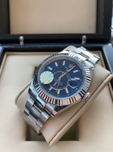 часы наручные мужские с автоподзаводом: Rolex Sky-Dweller ️Люкс качество ️Диаметр 42 мм ️Сапфировое стекло