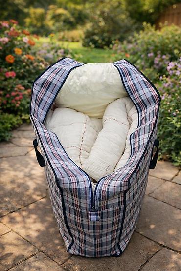 fabric case: Сумка для хранения текстиля с молнией - Вместительная сумка-чемодан — 1