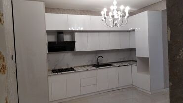 Sifarişlə mətbəx mebeli: Sifarişlə mətbəx dəsti, Özü çəkən petlələr, DSP, Kredit yoxdur, Ödənişli çatdırılma — 15