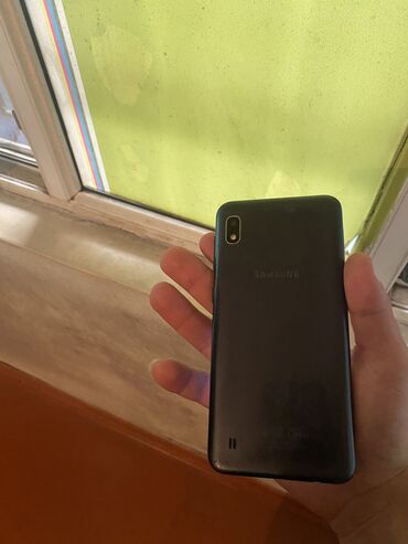 samsung telefonlar ucuz: Samsung Galaxy A10, 32 GB, rəng - Göy, Sensor, Simsiz şarj, İki sim kartlı