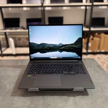 ноутбуки покупка: Ноутбук, Lenovo, 16 ГБ ОЭТ, AMD Ryzen 7, 16 ", Жаңы, Жумуш, окуу үчүн, эс тутум NVMe SSD