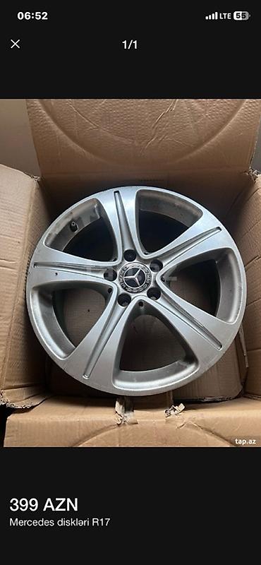 r16 mersedes: İşlənmiş Disk Mercedes-Benz R 17, 5 Boltlu — 1