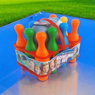 Məktəb çantaları: Uşaq Bowling Dəsti – “Kids Party Package Bowling Set” - Rəngarəng