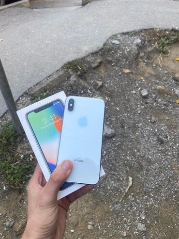 iphone 10 qiymeti: IPhone X, Ağ, Face ID