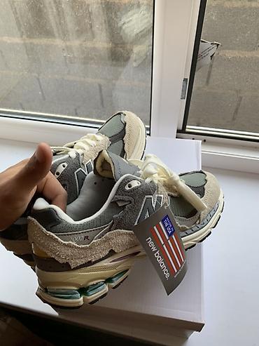 бу чехлы: Мужские кроссовки, 40, 41, 41.5, New Balance, Новый, цвет - Серый, Самовывоз, Бесплатная доставка, Платная доставка — 1