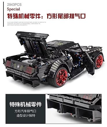 dede oyuncaq: Konstruktor lego "Pultlu Mustang" 🏎 🔹️Həm pult 🎮, həm də telefondan — 5