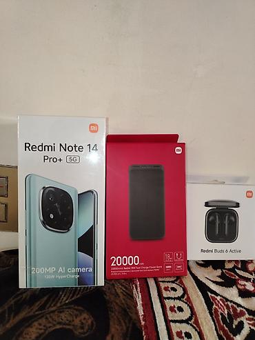 redmi 14 s: Redmi Note 14 Pro+, 256 GB, rəng - Ağ, Sensor, Sənədlərlə, Zəmanət — 1