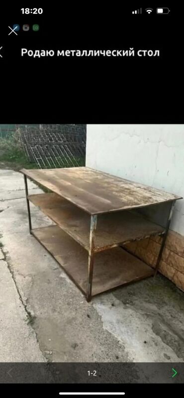гатовые бизнес в бишкеке: Продаю очень качественный металический стол для бизнесадля сто,для