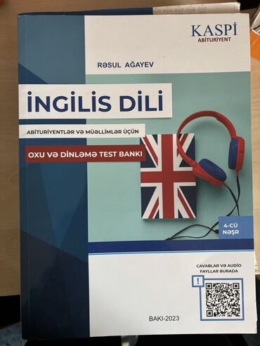Testlər: İngilis dili Testlər 9-cu sinif, Kaspi, 1-ci hissə, 2024 il lalafo.az -da Testlər: İngilis dili Testlər 9-cu sinif, Kaspi, 1-ci hissə, 2024 il