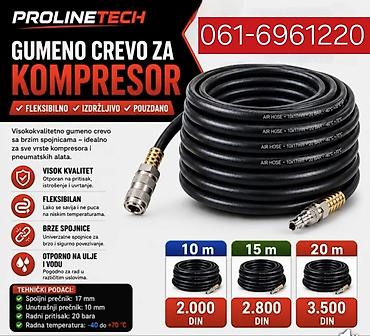 harmonika tenda: PROLINE TECH gumeno crevo za kompresor – fleksibilno, izdržljivo i — 1