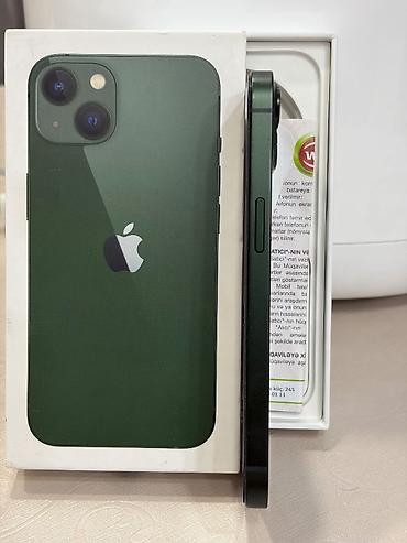 Apple iPhone: IPhone 13, 128 GB, Yaşıl, Face ID, Sənədlərlə — 2