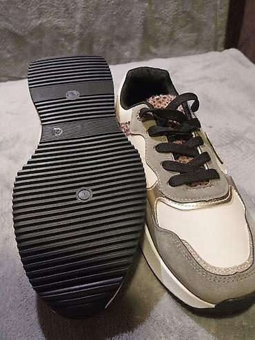 Women's Sneakers and athletic shoes: Ženske patike – modni chunky model - Dizajn: kombinacija bež/ekru sa — 6