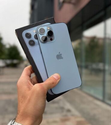 зарядка 65w: IPhone 13 Pro Max, Б/у, 256 ГБ, Blue Titanium, Зарядное устройство, Кабель, Чехол, 93 %