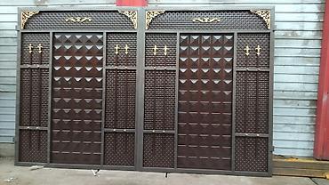 Распашные ворота: Ворота, распашные откатные, металл Россия, отличного качества — 26