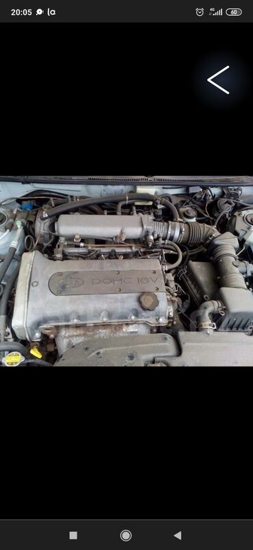 Двигатели, моторы и ГБЦ: Бензиновый мотор Kia 1998 г., 2 л, Б/у, Оригинал — 5