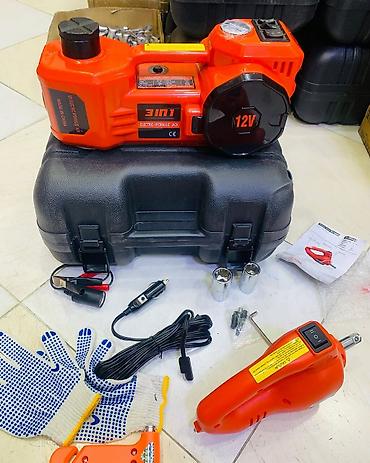 3-ü 1-də 12V elektrikli hidravlik domkrat dəsti Məzmun: - 12V