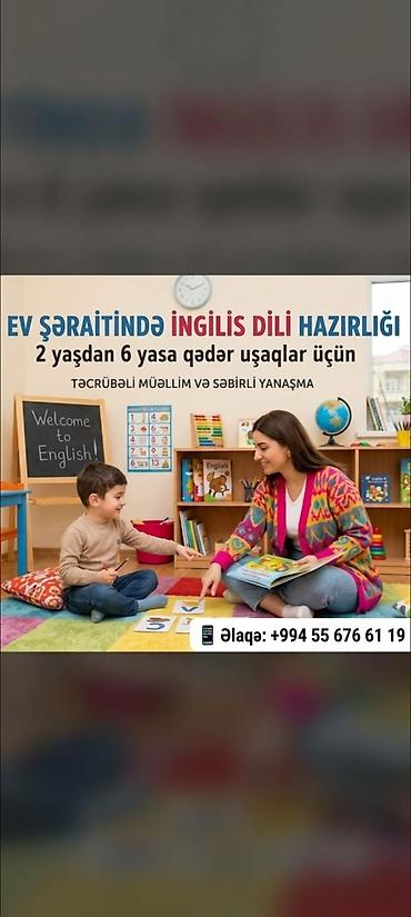 xadimə is: Müəllim, İngilis dili, 5 ildən artıq təcrübə, Tam iş günü — 3