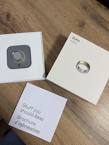 анализ: Oura Ring Gen 4, цвет золото, размер 8, подойдет на обычный 16,5-17 — 1