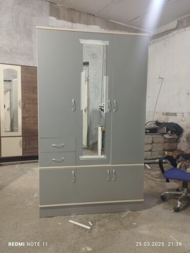 Dolablar: Yeni, Açılan, 3 qapılı Düz dolab, Qarderob, paltar dolabı, Azərbaycan — 20