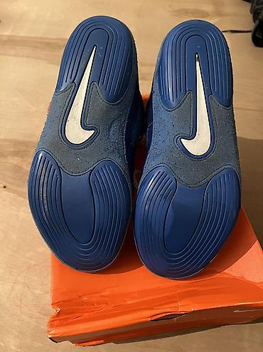 волейбольный обувь: Мужские кроссовки, 41, Nike, Б/у, цвет - Синий, Самовывоз, Платная доставка — 9